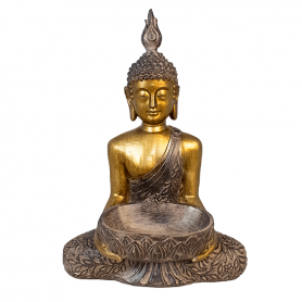 Фигура Будда с чашей 40 см 