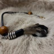 Подвеска Лапа Тетерева с камнем